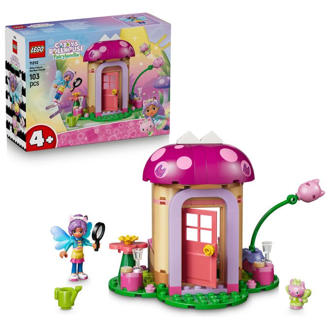 Lego 11212 Casa in Giardino di Gattina Fatina Gabby's Dollhouse 103 pezzi colore Multicolore