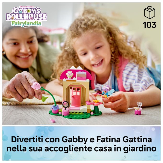 Lego 11212 Casa in Giardino di Gattina Fatina Gabby's Dollhouse 103 pezzi colore Multicolore
