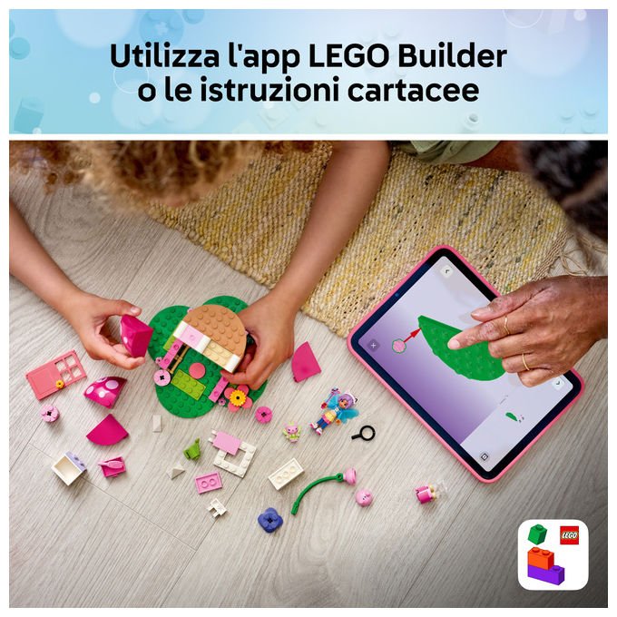Lego 11212 Casa in Giardino di Gattina Fatina Gabby's Dollhouse 103 pezzi colore Multicolore