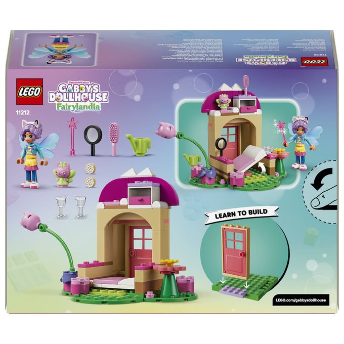 Lego 11212 Casa in Giardino di Gattina Fatina Gabby's Dollhouse 103 pezzi colore Multicolore