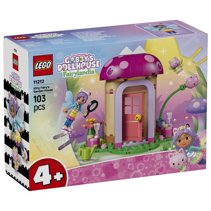 Lego 11212 Casa in Giardino di Gattina Fatina Gabby's Dollhouse 103 pezzi colore Multicolore