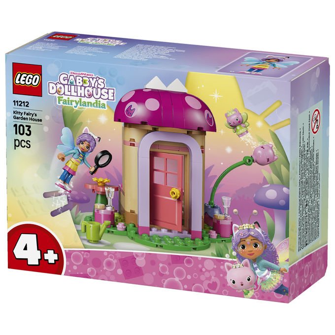 Lego 11212 Casa in Giardino di Gattina Fatina Gabby's Dollhouse 103 pezzi colore Multicolore