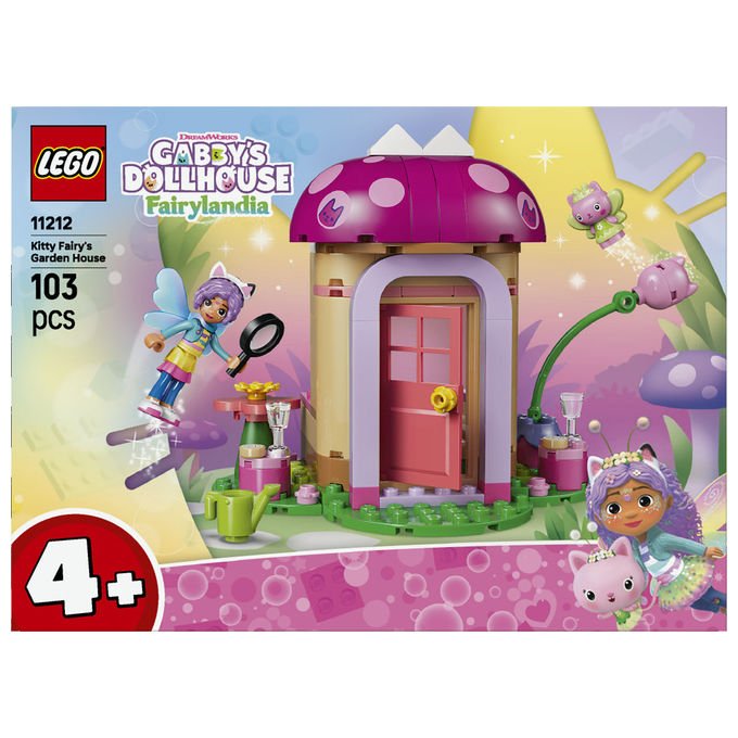 Lego 11212 Casa in Giardino di Gattina Fatina Gabby's Dollhouse 103 pezzi colore Multicolore