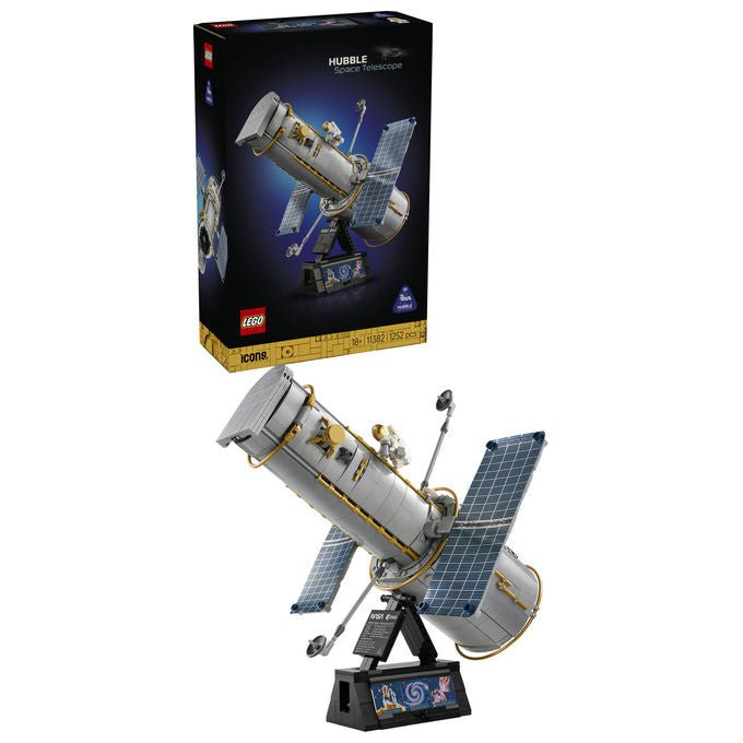 Lego 11382 Icons Telescopio Spaziale Hubble 1252 pezzi dimensioni 32x38x38 cm colore Multicolore
