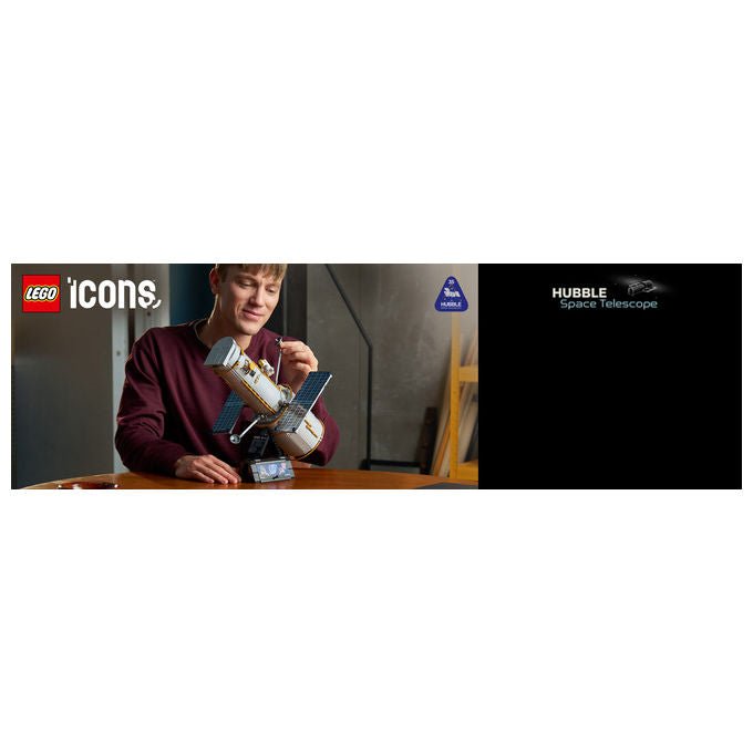 Lego 11382 Icons Telescopio Spaziale Hubble 1252 pezzi dimensioni 32x38x38 cm colore Multicolore