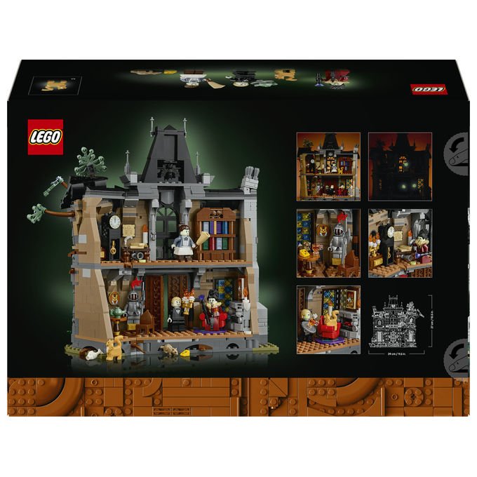 Lego 11383 Icons Kit di Modellismo per Adulti con 1420 Pezzi Minifigure Fosforescenti e Interni Gotici colore Nero