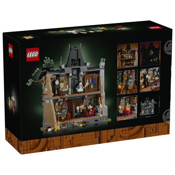 Lego 11383 Icons Kit di Modellismo per Adulti con 1420 Pezzi Minifigure Fosforescenti e Interni Gotici colore Nero