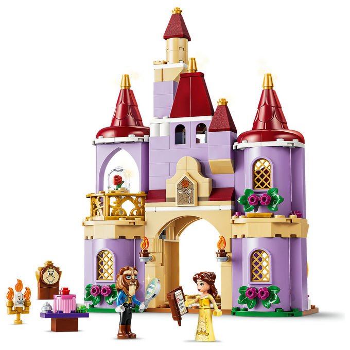 Lego 43289 Disney Princess Belle e il Castello Incantato della Bestia Set Costruzioni 254 pezzi 4 Personaggi per Bambini 5 anni