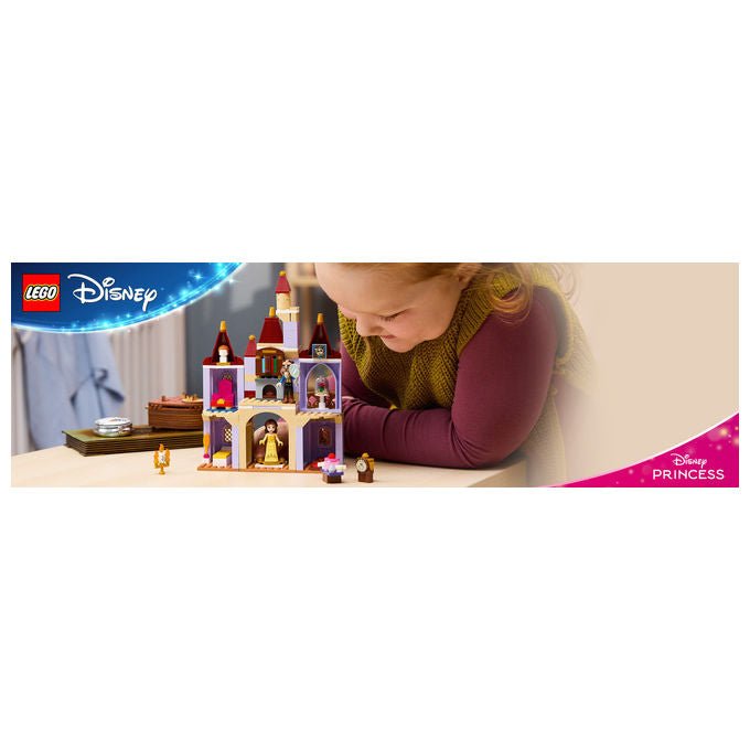 Lego 43289 Disney Princess Belle e il Castello Incantato della Bestia Set Costruzioni 254 pezzi 4 Personaggi per Bambini 5 anni