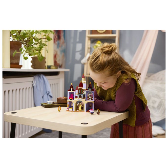 Lego 43289 Disney Princess Belle e il Castello Incantato della Bestia Set Costruzioni 254 pezzi 4 Personaggi per Bambini 5 anni