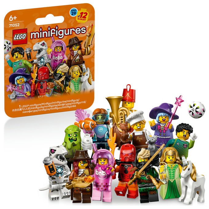 Lego 71052 Minifigures Serie 29 Scatola a Sorpresa 1 di 12 Personaggi da Collezione per Bambini dai 6 Anni