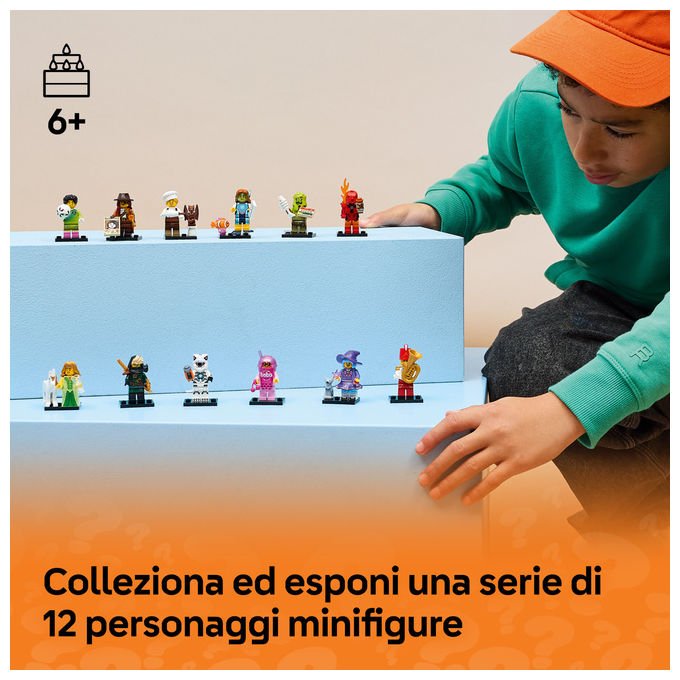 Lego 71052 Minifigures Serie 29 Scatola a Sorpresa 1 di 12 Personaggi da Collezione per Bambini dai 6 Anni