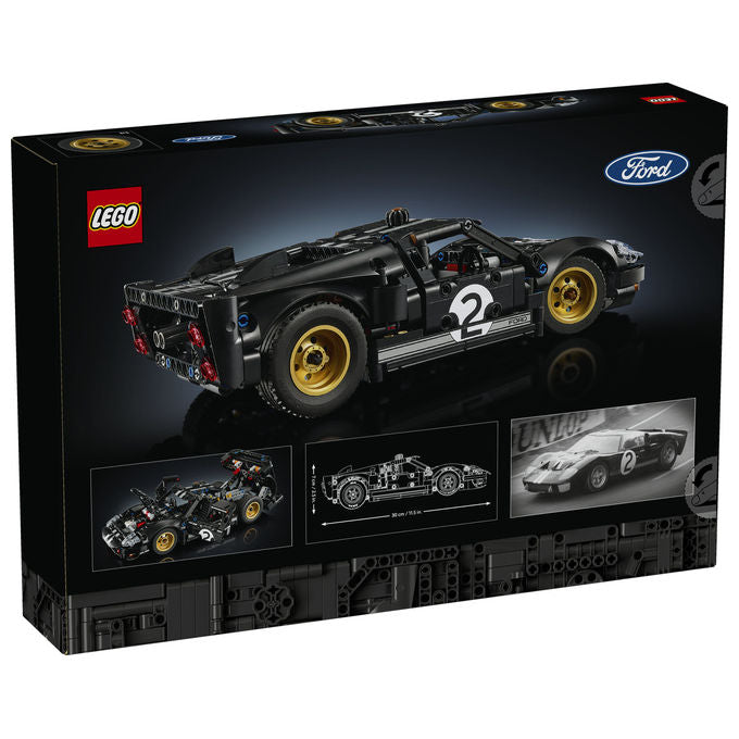 Lego 42223 Technic Auto da Corsa Ford GT40 MKII 1966 Kit di Modellismo 793 Pezzi colore Multicolore