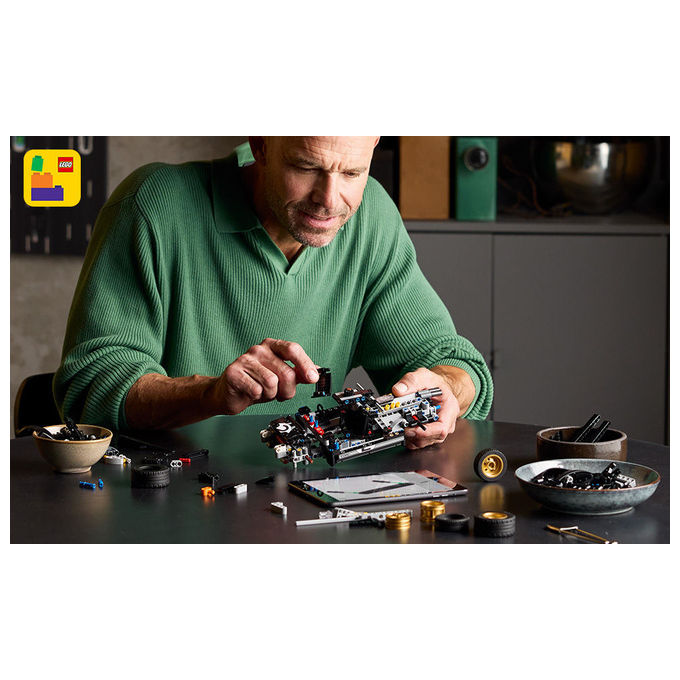 Lego 42223 Technic Auto da Corsa Ford GT40 MKII 1966 Kit di Modellismo 793 Pezzi colore Multicolore