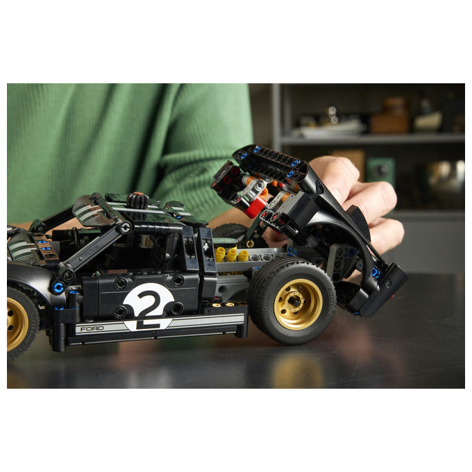 Lego 42223 Technic Auto da Corsa Ford GT40 MKII 1966 Kit di Modellismo 793 Pezzi colore Multicolore
