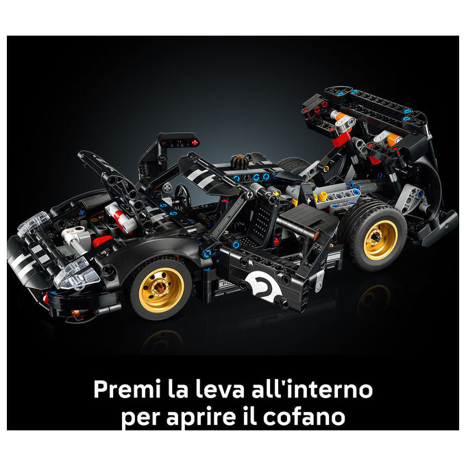 Lego 42223 Technic Auto da Corsa Ford GT40 MKII 1966 Kit di Modellismo 793 Pezzi colore Multicolore