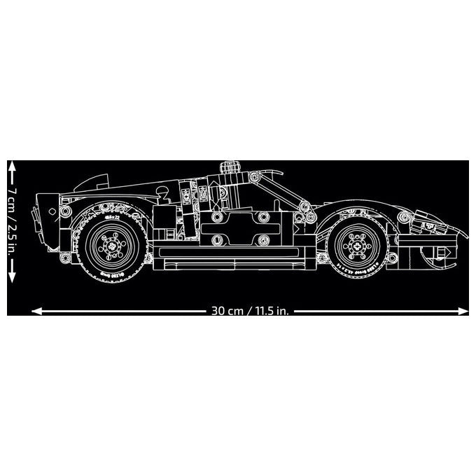 Lego 42223 Technic Auto da Corsa Ford GT40 MKII 1966 Kit di Modellismo 793 Pezzi colore Multicolore