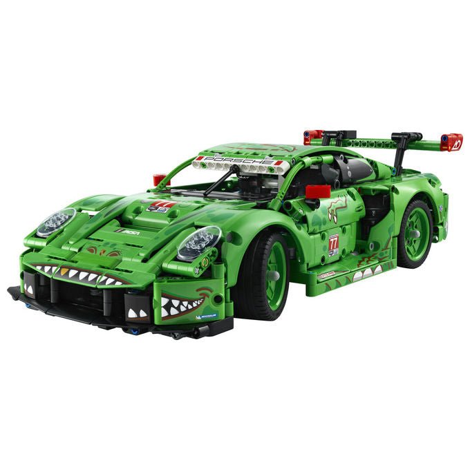 Lego 42224 Technic Auto Porsche 911 GT3 R REXY AO Racing con sterzo sospensioni differenziale portiere e bagagliaio apribili 1313 pezzi colore Multicolore