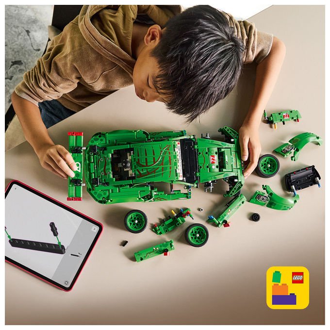 Lego 42224 Technic Auto Porsche 911 GT3 R REXY AO Racing con sterzo sospensioni differenziale portiere e bagagliaio apribili 1313 pezzi colore Multicolore