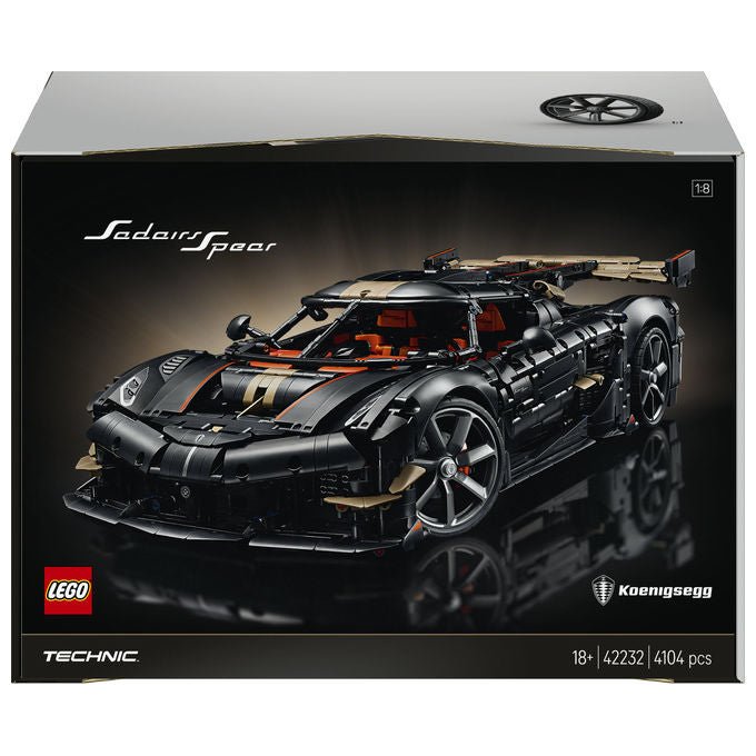 Lego 42232 Technic Kit di Modellismo per Adulti con 4104 Pezzi Motore V8 Pistoni Cambio 9 Rapporti Sospensioni Triplex Modalita' Ghost colore Multicolore