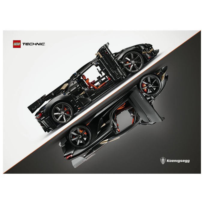 Lego 42232 Technic Kit di Modellismo per Adulti con 4104 Pezzi Motore V8 Pistoni Cambio 9 Rapporti Sospensioni Triplex Modalita' Ghost colore Multicolore