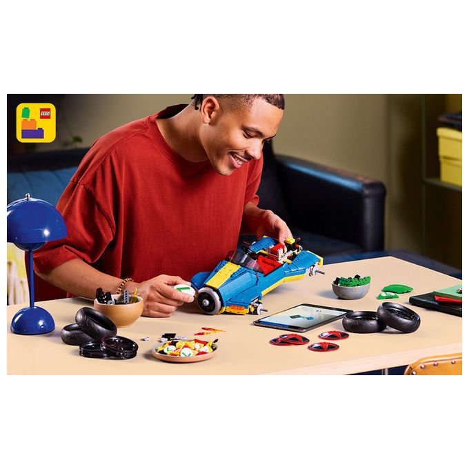 Lego 72050 Super Mario Mario Kart Luigi e Mach 8 Set da Costruzione per Adulti 2234 Pezzi 41x23x25 cm