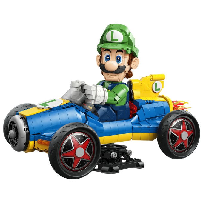 Lego 72050 Super Mario Mario Kart Luigi e Mach 8 Set da Costruzione per Adulti 2234 Pezzi 41x23x25 cm