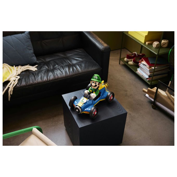 Lego 72050 Super Mario Mario Kart Luigi e Mach 8 Set da Costruzione per Adulti 2234 Pezzi 41x23x25 cm
