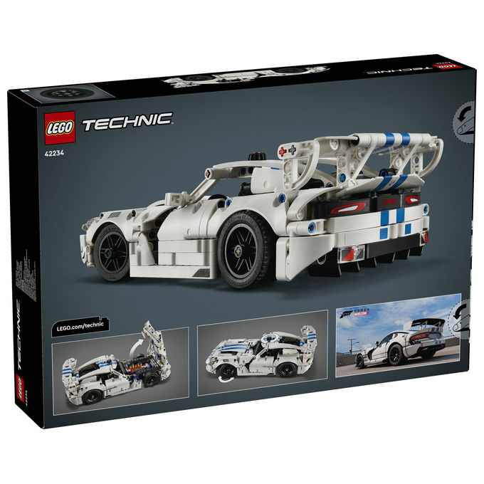 Lego 42234 Technic Auto Sportiva Dodge Viper GTS-R con Motore V10 Sterzo e Differenziale 805 pezzi colore Multicolore