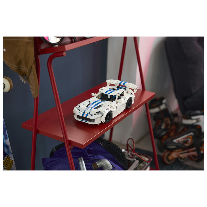 Lego 42234 Technic Auto Sportiva Dodge Viper GTS-R con Motore V10 Sterzo e Differenziale 805 pezzi colore Multicolore