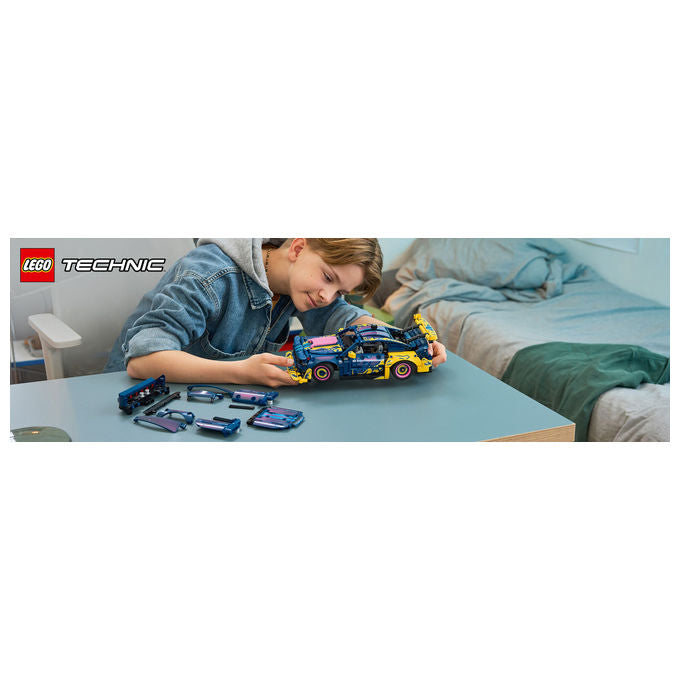 Lego 42236 Auto Ford Mustang GT Custom Garage Giocattolo con Motore V8 Sterzo HOG Parti Intercambiabili da 10+ colore Multicolore