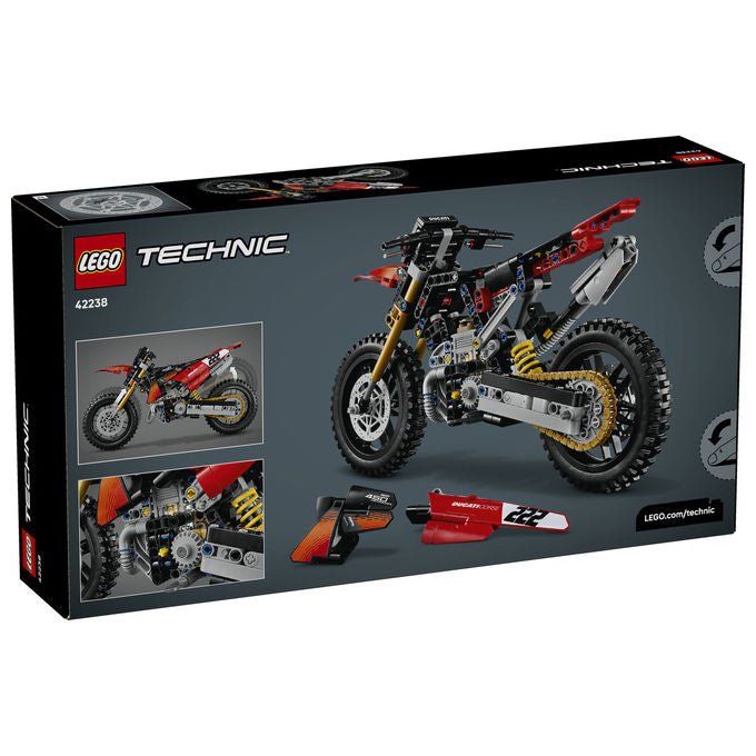 Lego 42238 Technic Moto da Costruzione con Dettagli Realistici 457 pezzi colore Multicolore