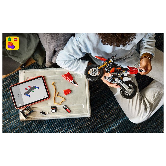 Lego 42238 Technic Moto da Costruzione con Dettagli Realistici 457 pezzi colore Multicolore