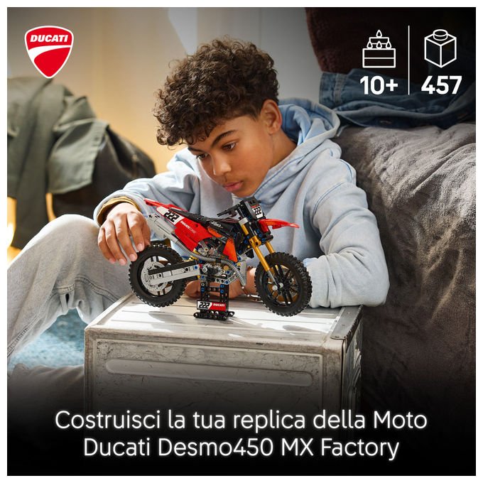 Lego 42238 Technic Moto da Costruzione con Dettagli Realistici 457 pezzi colore Multicolore