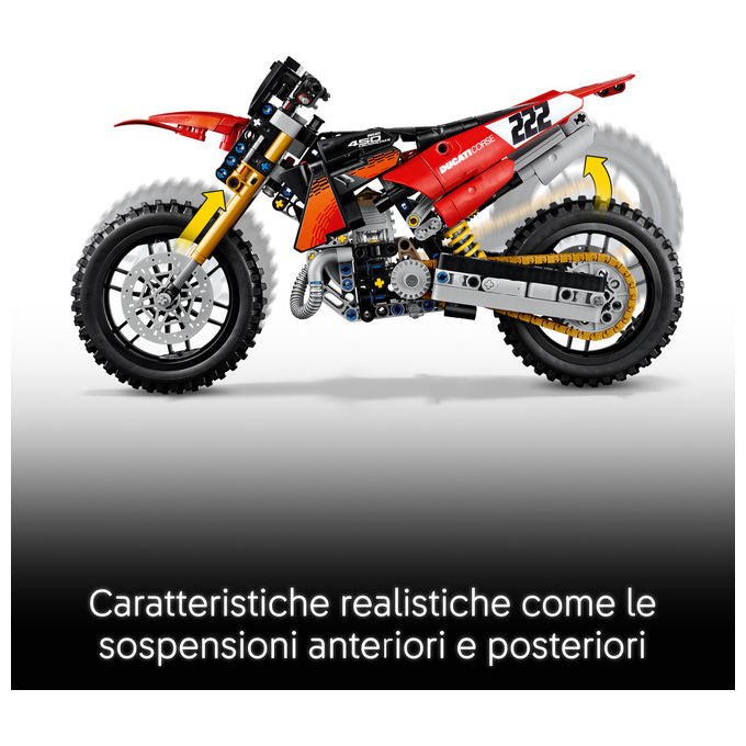 Lego 42238 Technic Moto da Costruzione con Dettagli Realistici 457 pezzi colore Multicolore