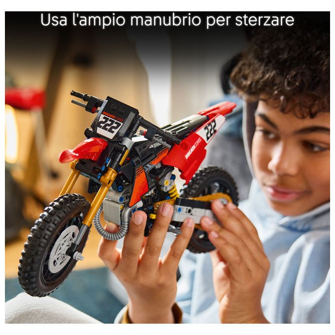 Lego 42238 Technic Moto da Costruzione con Dettagli Realistici 457 pezzi colore Multicolore