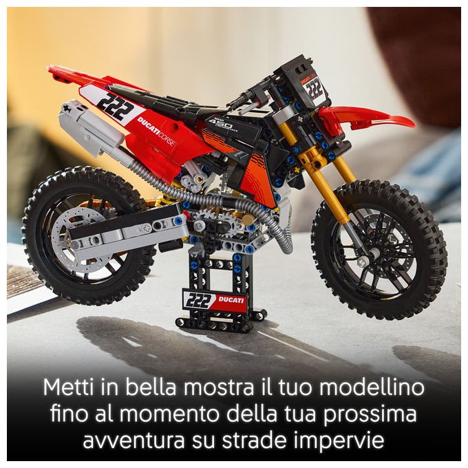 Lego 42238 Technic Moto da Costruzione con Dettagli Realistici 457 pezzi colore Multicolore