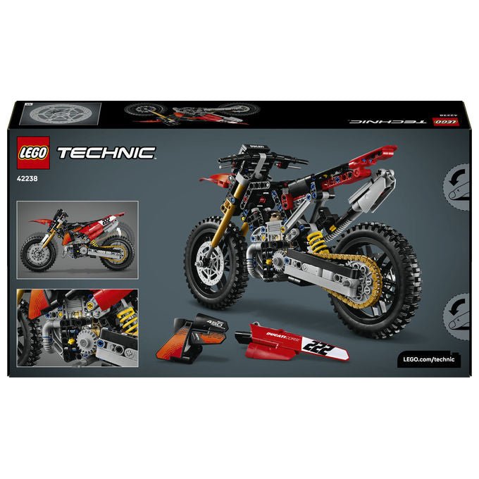Lego 42238 Technic Moto da Costruzione con Dettagli Realistici 457 pezzi colore Multicolore