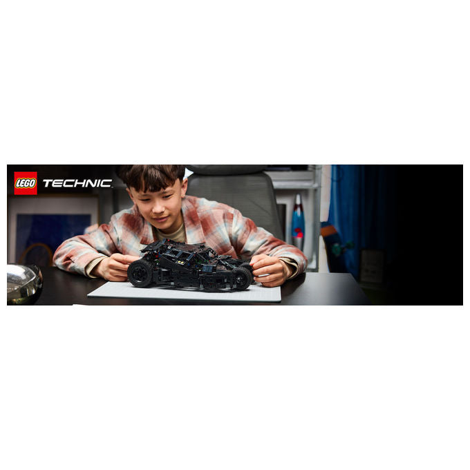 Lego 42239 Technic Batmobile Tumbler Giocattolo Telecomandato con Controllo App e Luci Funzionanti colore Nero