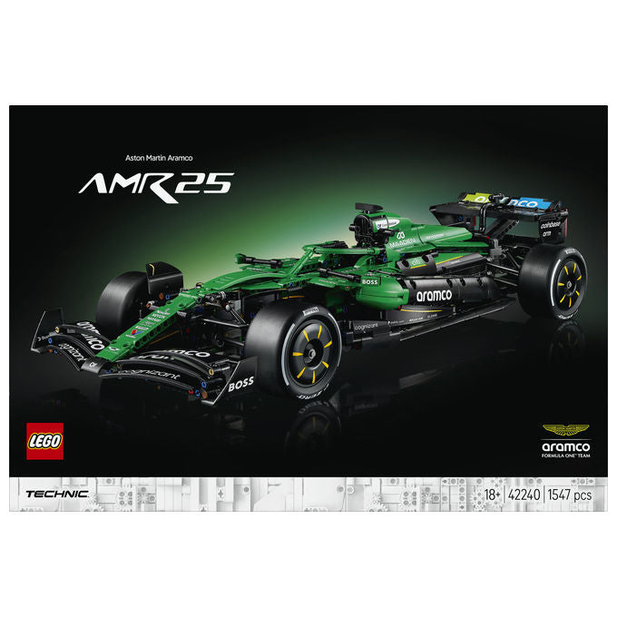 Lego 42240 Technic Auto F1 Aston Martin Aramco AMR24 Set da costruzione 1547 pezzi colore Multicolore