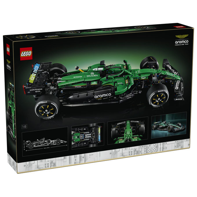 Lego 42240 Technic Auto F1 Aston Martin Aramco AMR24 Set da costruzione 1547 pezzi colore Multicolore