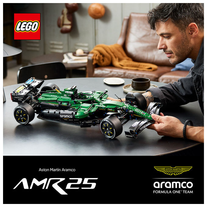 Lego 42240 Technic Auto F1 Aston Martin Aramco AMR24 Set da costruzione 1547 pezzi colore Multicolore
