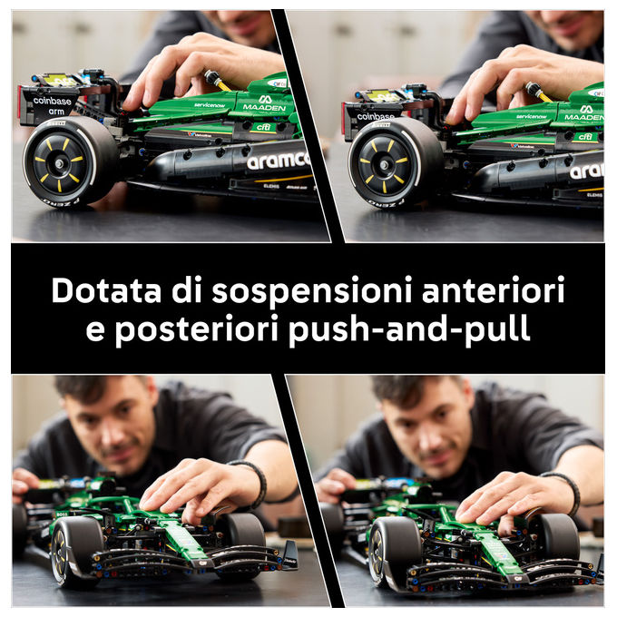 Lego 42240 Technic Auto F1 Aston Martin Aramco AMR24 Set da costruzione 1547 pezzi colore Multicolore