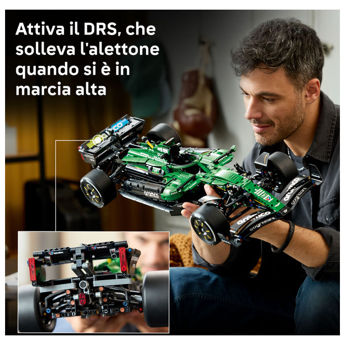 Lego 42240 Technic Auto F1 Aston Martin Aramco AMR24 Set da costruzione 1547 pezzi colore Multicolore