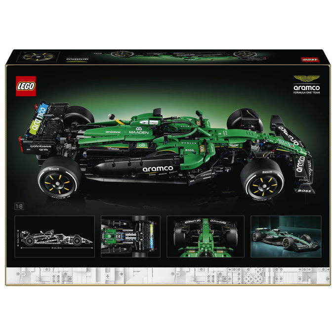 Lego 42240 Technic Auto F1 Aston Martin Aramco AMR24 Set da costruzione 1547 pezzi colore Multicolore