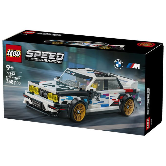 Lego 77263 Speed Champions Set di costruzione BMW M3 E30 358 pezzi colore Multicolore