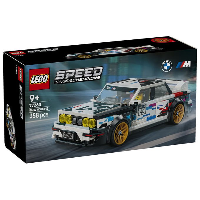Lego 77263 Speed Champions Set di costruzione BMW M3 E30 358 pezzi colore Multicolore