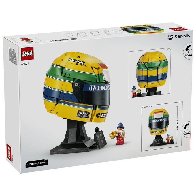 Lego 43024 Casco Ayrton Senna Set da Costruzione 931 Pezzi colore Multicolore