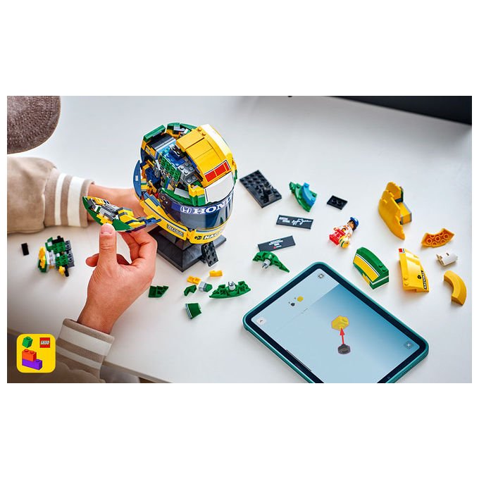 Lego 43024 Casco Ayrton Senna Set da Costruzione 931 Pezzi colore Multicolore