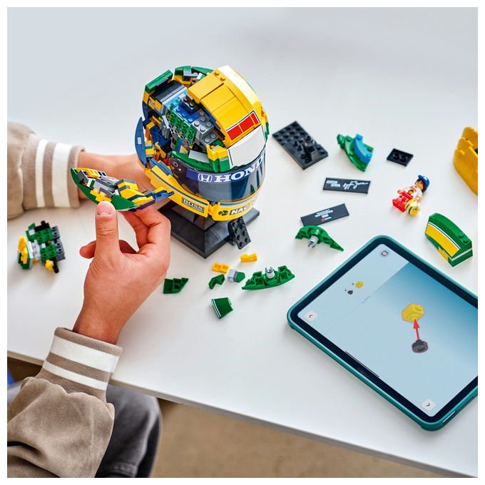 Lego 43024 Casco Ayrton Senna Set da Costruzione 931 Pezzi colore Multicolore